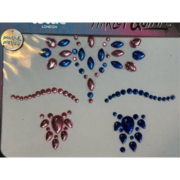 Lot of TWO (2) Lottie London NEW face gems kits - pink and blue - Picture 6 of 8